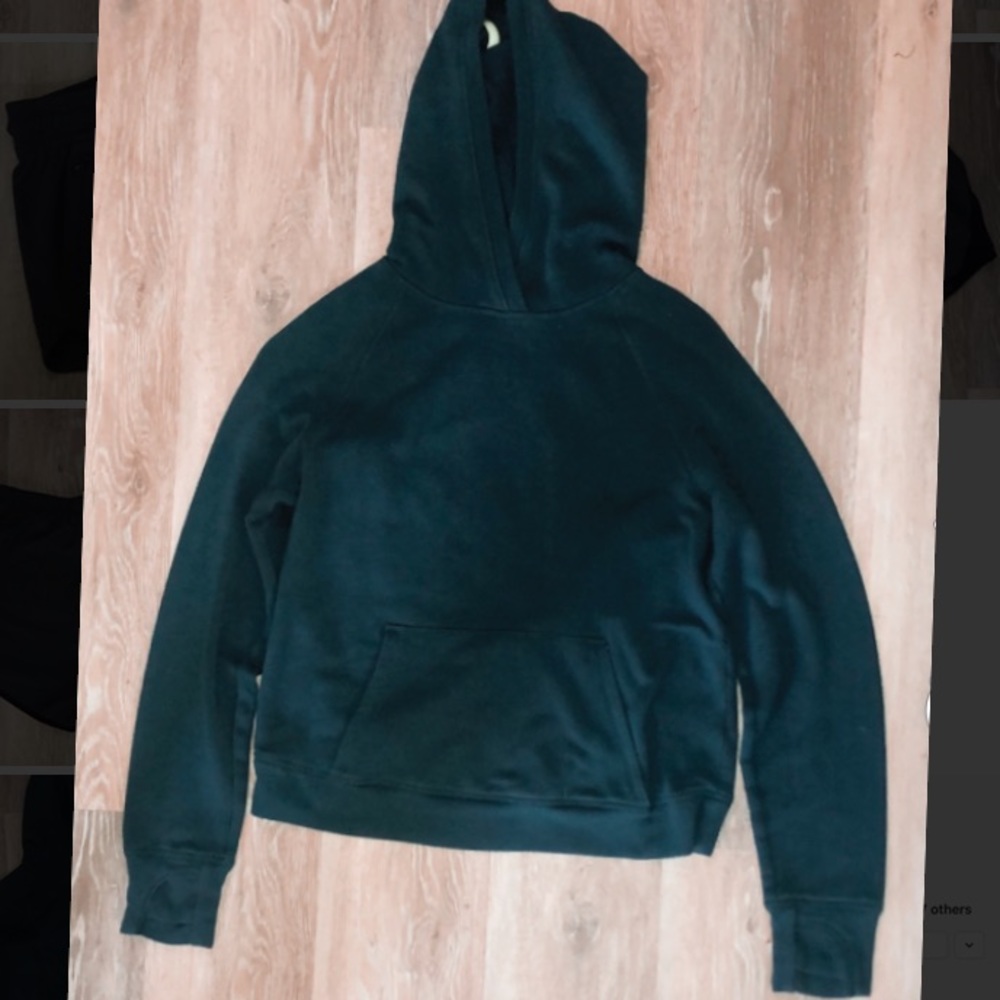 Dark teal Athleta Girl hoodie